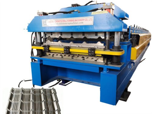 ZTRFM 840 900 Double-Layer Glazed Tile Forming Machine Roofing Panel Roll Forming Line for Kenya Market