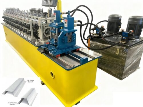 Zhongtuo Hat Shaped Ceiling Stud & Omega Profile Roll Forming Metal Furring Channel Production Line by ZTRFM