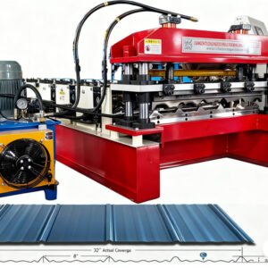 0.4–0.7mm Zhongtuo Machine Fully Automatic Low Rib/Weathershield Roof Panel Roll Forming Machine Trapezoidal Roof Panel