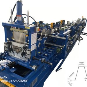 0.8–2.0mm High-Speed Omega Purlin Roll Former ZTRFM Top Hat Section Roll Forming Machine