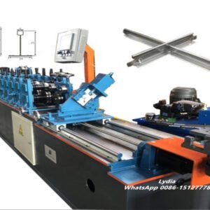 30m/min PPGI High Speed Ceiling T Bar Roll Forming Machine T-Grid Production Line