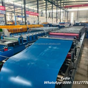 0.3-0.8 mm Zhongtuo Double Layer Roof Sheet Roll Forming Machine TR10 TR40 Metal Roofing Panel Making Machine Manufacturer