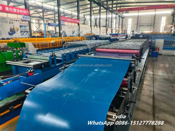 0.3-0.8 mm Zhongtuo Double Layer Roof Sheet Roll Forming Machine TR10 TR40 Metal Roofing Panel Making Machine Manufacturer