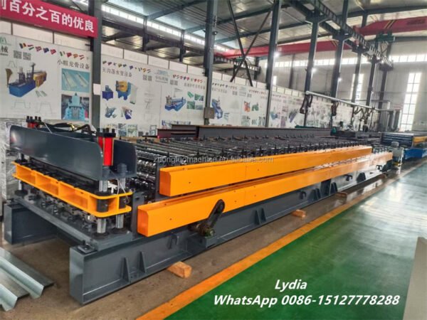 0.3-0.8 mm Zhongtuo Double Layer Roof Sheet Roll Forming Machine TR10 TR40 Metal Roofing Panel Making Machine Manufacturer