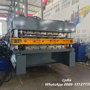 0.3-0.8 mm Zhongtuo Double Layer Roof Sheet Roll Forming Machine TR10 TR40 Metal Roofing Panel Making Machine Manufacturer