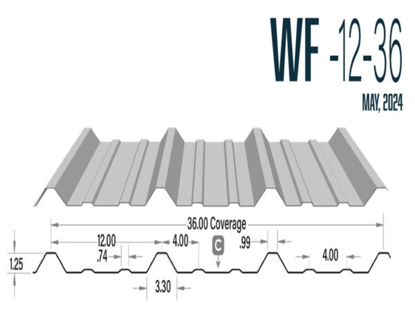 WF-12-36 Roof Panel Roll Forming Machine  Automatic High Speed Metal Roof Making Line Zhongtuo Machine