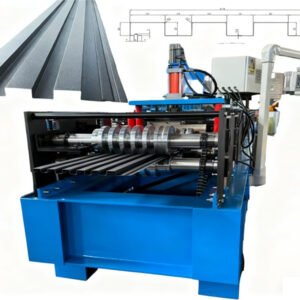 0.5-0.7mm 20m/min Zhongtuo Wall Cladding Metal Roll Forming Machine ZTRFM Wall Panel Forming Line