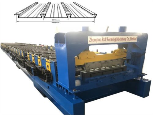 Zhongtuo Dovetail Decking & R51+ Roof Decking Roll Forming Machine USA Standard Floor & Roof Deck Roll Former