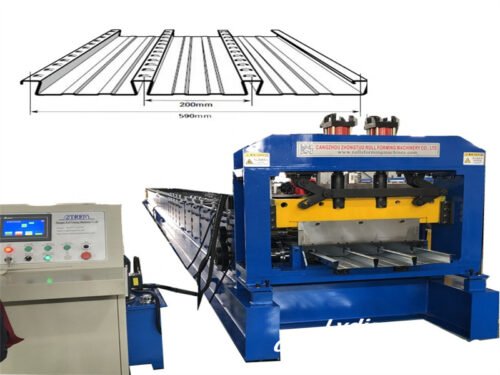 Zhongtuo Dovetail Roof Decking Roll Forming Machine 2.0DA / 3.5DA / 2.0D / 3.5D Composite Floor Deck Production Line