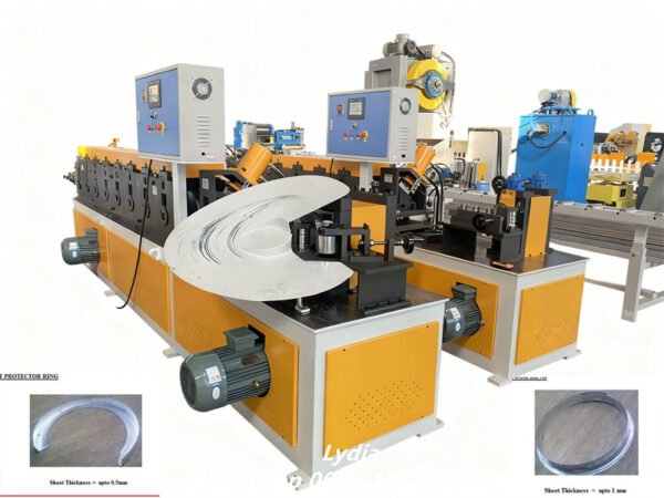 Zhongtuo Steel Coil Edge Protector Ring Making Machine ID & OD Edge Protection Forming Line