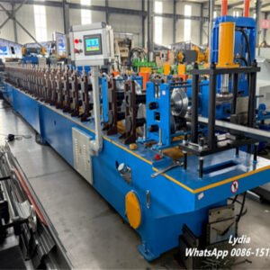 Width Adjustable Ridge Cap Roll Forming Machine Automatic Metal Roof Ridge Cap Production Line