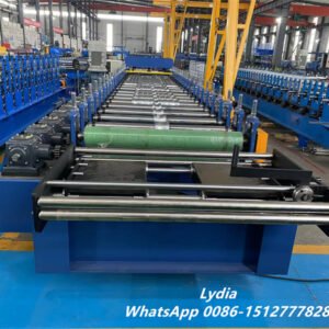 Metal roof panel forming machine
