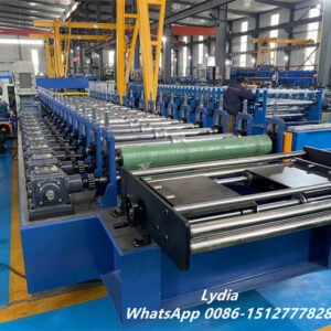Metal roof panel forming machine