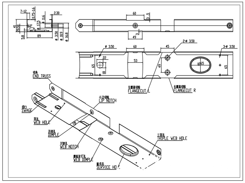 C89 light gauge steel framing machine