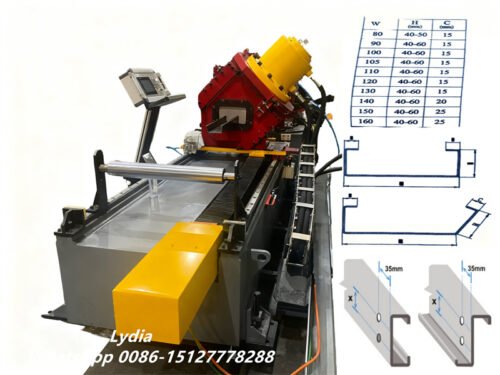 Zhongtuo Multi-Profile Cee Zee Eave Strut Machine ZTRFM High-Speed Forming for Metal Building Purlins (10–15m/min)