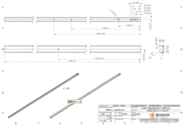 Zhongtuo Automatic Cee & Zee Eave Strut Roll Former High Strength Steel Custom Sizes ZTRFM Machine