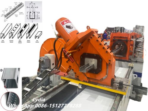 2.0–4.0 mm High Speed CU Solar Strut Roll Forming Machine 30 m/min ZTRFM Unistrut Channel Roll Forming Machine