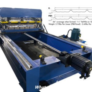 Zhongtuo PBR Roof Panel Roll Forming Machine 36 Inch Coverage Metal Roofing Machine for the U.S. Market