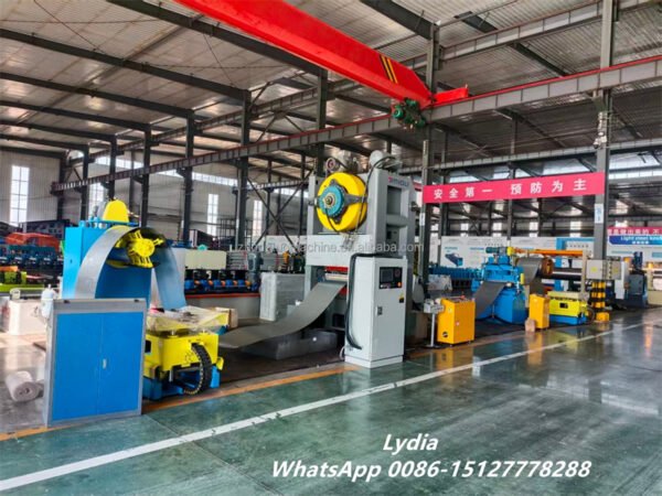 press punching in roll forming line