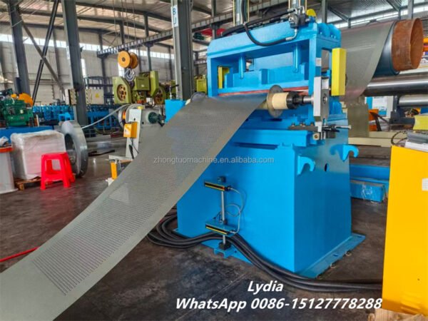 roll forming machine punching system