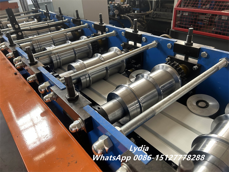 18 station roll forming system with 40Cr rollers for wall cladding panel production line
