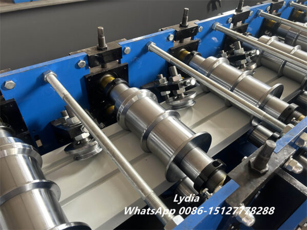 Wall cladding07 18 station roll forming system with 40Cr rollers for wall cladding panel production line