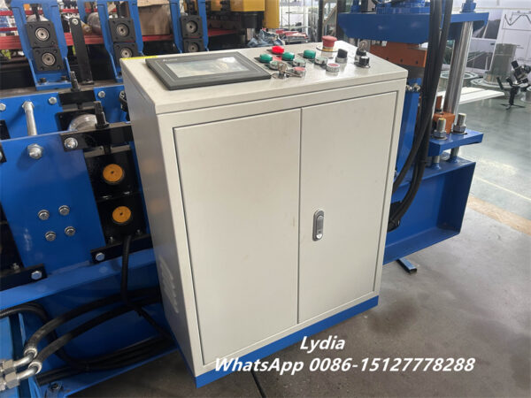 Wall cladding10 Delta PLC control cabinet with touch screen for wall cladding roll forming machine