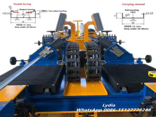 Zhongtuo Combo Drywall Roll Forming Machine Dual Line Metal Stud & Track Machine