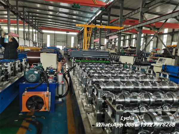 Zhongtuo OEM/ODM Custom Size Metal Shelf Panel Roll Former Metal Shelf Panel Roll Forming Machine