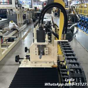 Angle 02 Angle bead roll forming machine production line with decoiler and straightener