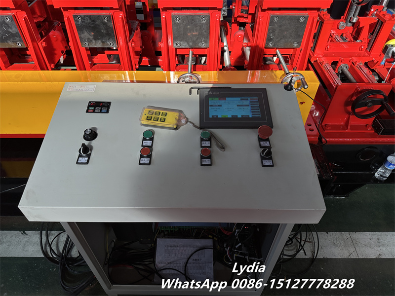 Mitsubishi PLC control cabinet for cable tray roll forming machine