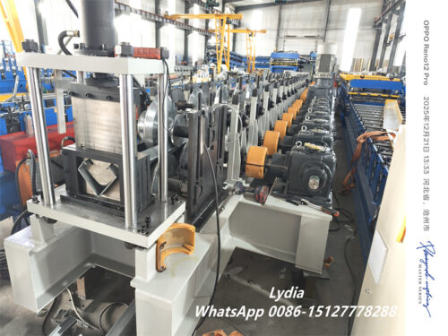 hydraulic cutting container house frame machine