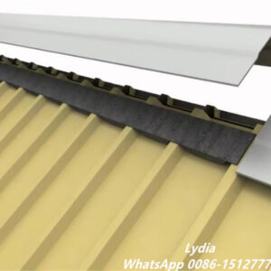 Double Ridge Cap03 Zhongtuo Double Layer Ridge Cap Roll Former for Sale Roofing Trim Roll Forming Machine ZTRFM