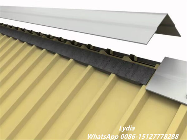Double Ridge Cap03 Zhongtuo Double Layer Ridge Cap Roll Former for Sale Roofing Trim Roll Forming Machine ZTRFM