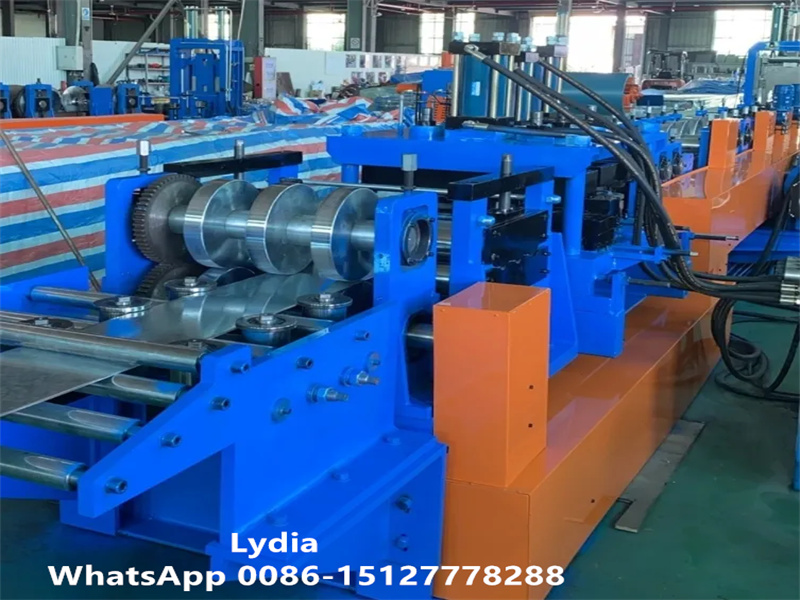 Purlin and structural steel profile roll forming machine with PLC control