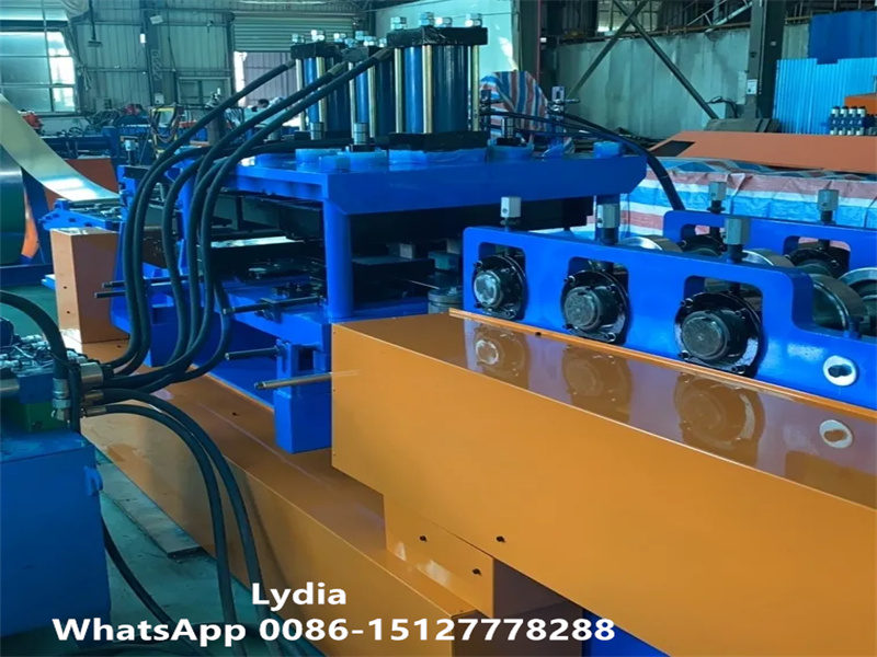 Eave struts roll forming machine production line overview