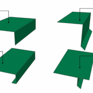 Drip Edge 101 F-type metal roof drip edge profile for gutter and fascia protection