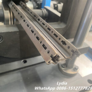 Zhongtuo Machinery Electrical Cabinet Frame Roll Forming Machine producing metal cabinet profiles