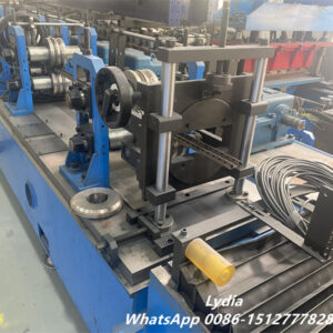 Zhongtuo Machinery Electrical Cabinet Frame Roll Forming Machine producing metal cabinet profiles