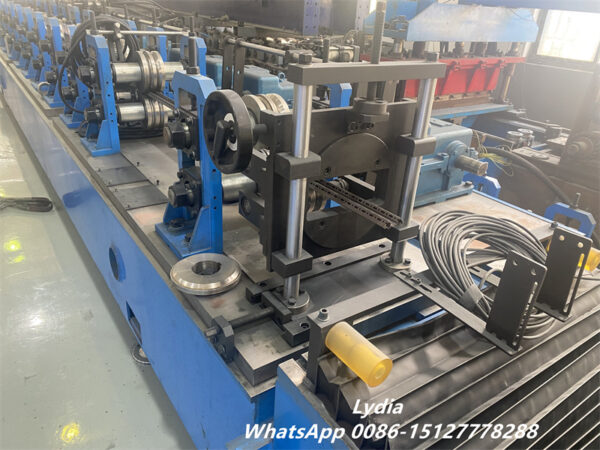 Zhongtuo Machinery Electrical Cabinet Frame Roll Forming Machine producing metal cabinet profiles