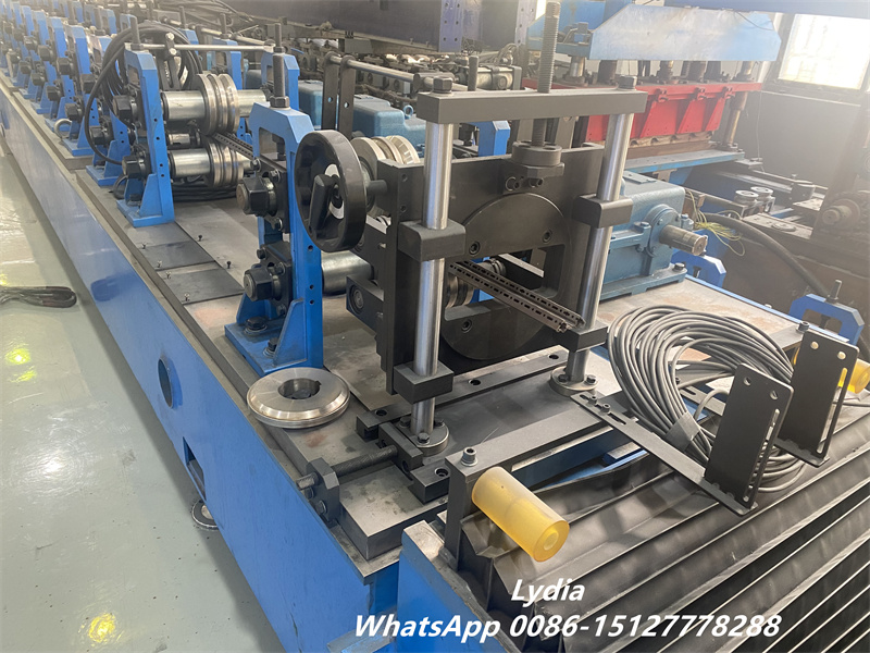 Zhongtuo Machinery Electrical Cabinet Frame Roll Forming Machine producing metal cabinet profiles