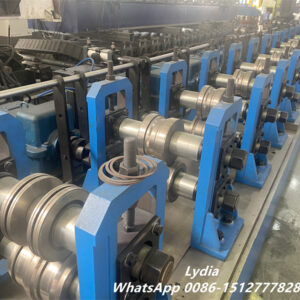 Zhongtuo Machinery Electrical Cabinet Frame Roll Forming Machine producing metal cabinet profiles