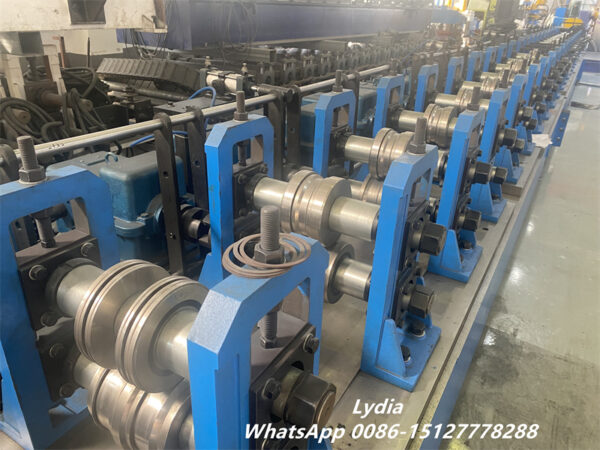 Zhongtuo Machinery Electrical Cabinet Frame Roll Forming Machine producing metal cabinet profiles