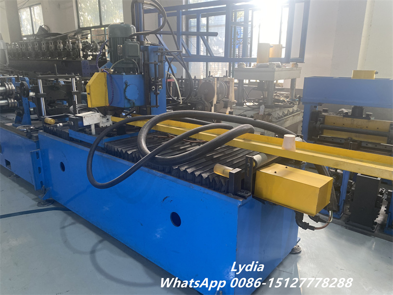 Zhongtuo Machinery Electrical Cabinet Frame Roll Forming Machine producing metal cabinet profiles