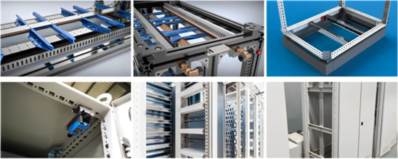 Zhongtuo Machinery Electrical Cabinet Frame Roll Forming Machine in production