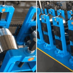 F5 Drip Edge Machine06 Zhongtuo Roof Drip Edge Roll Forming Machine FHA 90° and F5 Profile Roll Former
