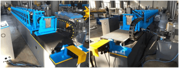 F5 Drip Edge Machine07 Zhongtuo Roof Drip Edge Roll Forming Machine FHA 90° and F5 Profile Roll Former
