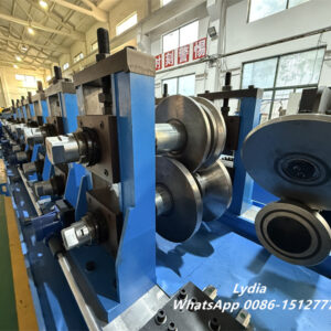Heavy CZ Purlin12 Automatic C to Z changeover system on C Z purlin roll forming machine controlled by PLC