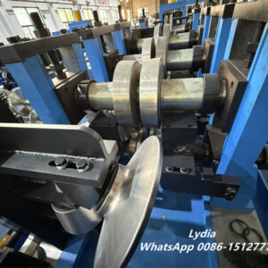 Heavy CZ Purlin26 Automatic C to Z changeover system on C Z purlin roll forming machine controlled by PLC
