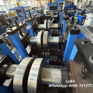 Heavy CZ Purlin27 Automatic C to Z changeover system on C Z purlin roll forming machine controlled by PLC
